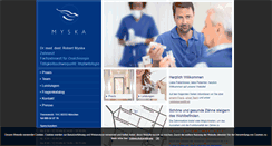 Desktop Screenshot of dr-myska.de